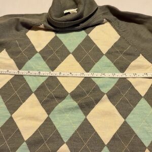 Vtg Pendleton Gray Ribbed Knit Sweater -Merino wool